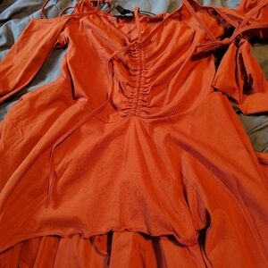 Rust Current Mood X Dolls Kill F Is For Fairies Dress